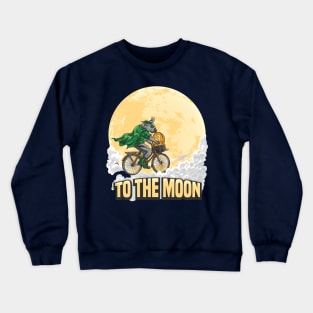 Bitcoin to the moon Crewneck Sweatshirt